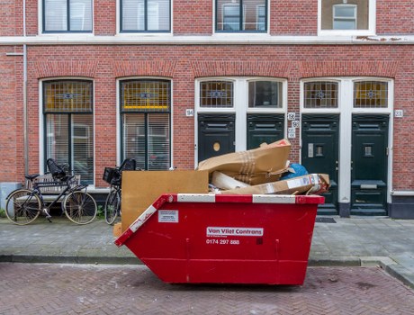 Residents disposing of furniture in Limehouse