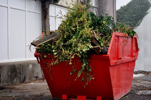 Waste clearance process in action
